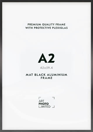 Black Aluminum frame A2 Black Aluminum frame A2