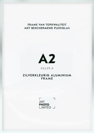 Aluminium lijst Zilverkleurige A2