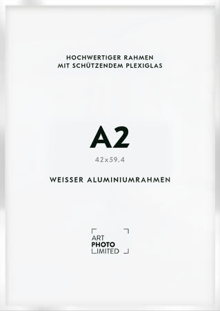 Alurahmen Weiß A2 Alurahmen Weiß A2