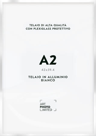 Bianco Cornice in alluminio A2 Bianco Cornice in alluminio A2