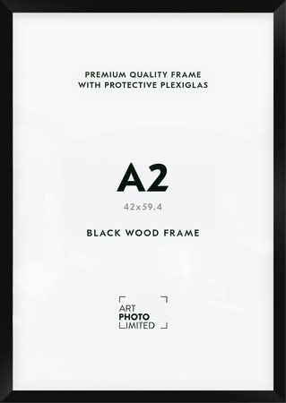 Black Wooden frame A2 Black Wooden frame A2
