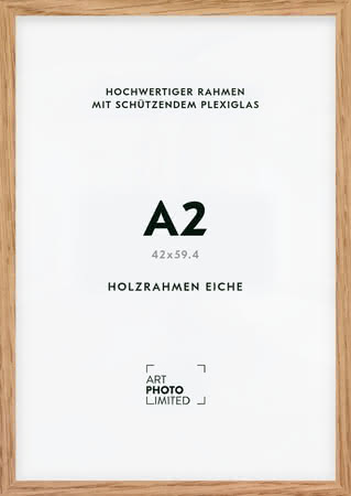 Holzrahmen Eiche Natur A2 Holzrahmen Eiche Natur A2