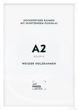Holzrahmen Weiß A2 Holzrahmen Weiß A2
