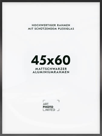 Alurahmen Schwarz 45x60cm Alurahmen Schwarz 45x60cm