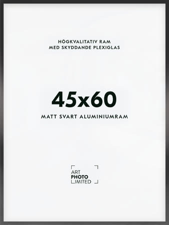 Svart Aluminiumram 45x60cm Svart Aluminiumram 45x60cm