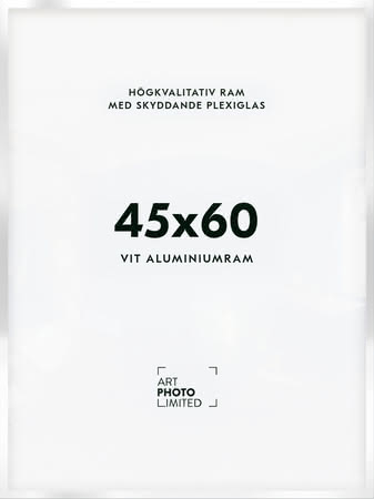 Vit Aluminiumram 45x60cm Vit Aluminiumram 45x60cm