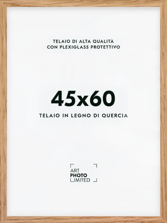 Rovere naturale Cornice in legno 45x60cm Rovere naturale Cornice in legno 45x60cm