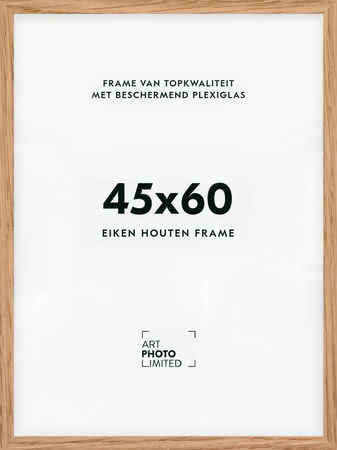 Houten lijst Natuur eiken 45x60cm