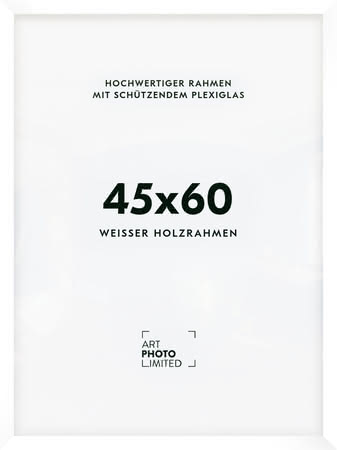 Holzrahmen Weiß 45x60cm Holzrahmen Weiß 45x60cm