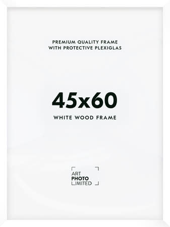 White Wooden frame 45x60cm White Wooden frame 45x60cm