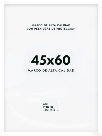 Blanco Marco de madera 45x60cm Blanco Marco de madera 45x60cm