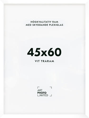 Vit Träram 45x60cm Vit Träram 45x60cm