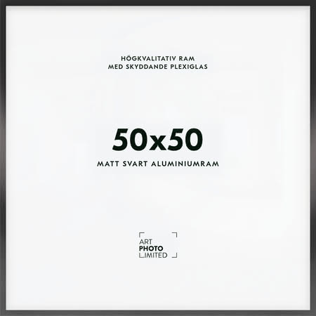 Svart Aluminiumram 50x50cm Svart Aluminiumram 50x50cm