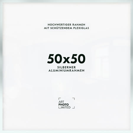 Alurahmen Silber Matt 50x50cm