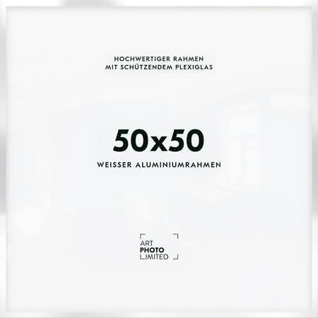 Alurahmen Weiß 50x50cm Alurahmen Weiß 50x50cm