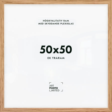 Naturlig ek Träram 50x50cm Naturlig ek Träram 50x50cm