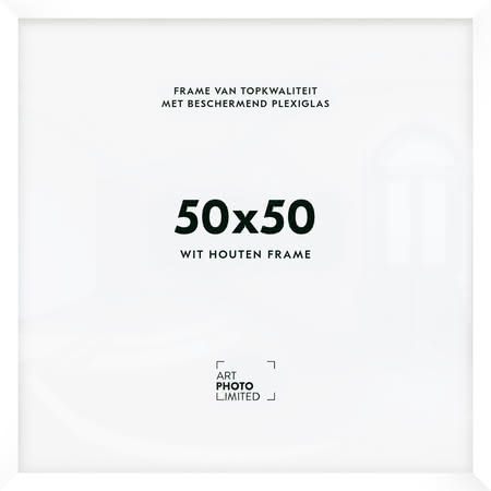 Houten lijst Witte 50x50cm