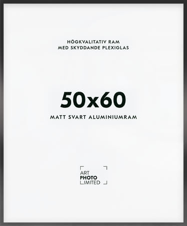 Svart Aluminiumram 50x60cm Svart Aluminiumram 50x60cm