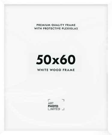 White Wooden frame 50x60cm White Wooden frame 50x60cm