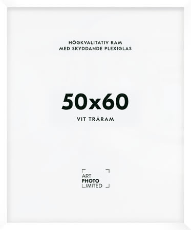 Vit Träram 50x60cm Vit Träram 50x60cm