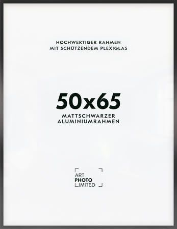 Alurahmen Schwarz 50x65cm Alurahmen Schwarz 50x65cm