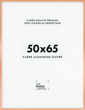 Cadre en aluminium cuivre 50x65cm Cadre en aluminium cuivre 50x65cm