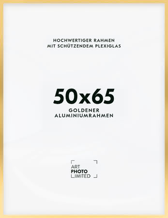 Alurahmen Gold 50x65cm Alurahmen Gold 50x65cm