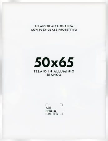 Bianco Cornice in alluminio 50x65cm Bianco Cornice in alluminio 50x65cm