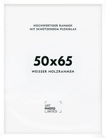 Holzrahmen Weiß 50x65cm Holzrahmen Weiß 50x65cm