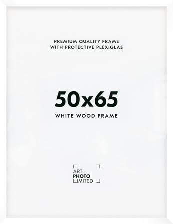 White Wooden frame 50x65cm White Wooden frame 50x65cm