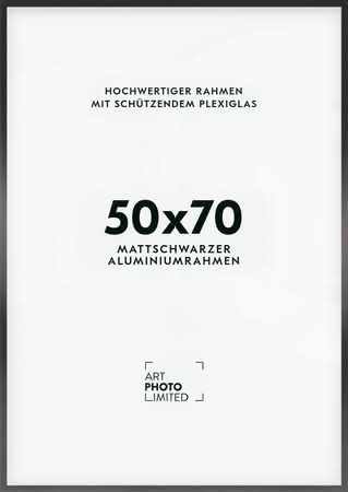 Alurahmen Schwarz 50x70cm