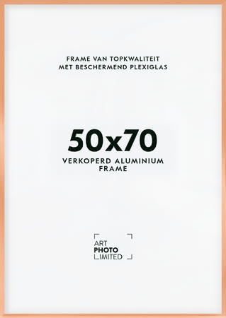 Aluminium lijst Koper 50x70cm Aluminium lijst Koper 50x70cm