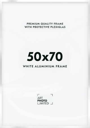 White Aluminum frame 50x70cm White Aluminum frame 50x70cm