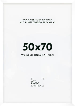Holzrahmen Weiß 50x70cm Holzrahmen Weiß 50x70cm
