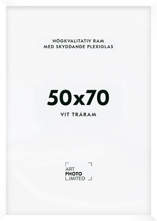 Vit Träram 50x70cm Vit Träram 50x70cm