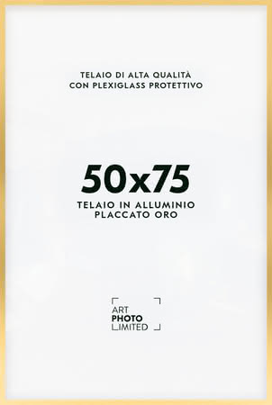 Oro Cornice in alluminio 50x75cm Oro Cornice in alluminio 50x75cm