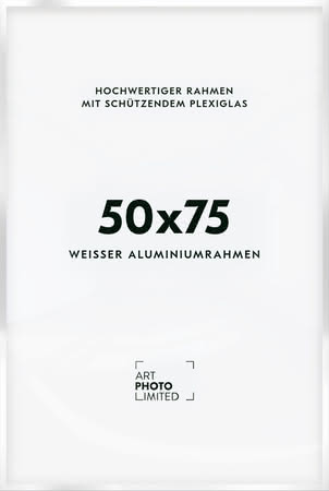 Alurahmen Weiß 50x75cm Alurahmen Weiß 50x75cm