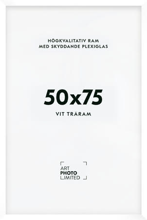 Vit Träram 50x75cm Vit Träram 50x75cm