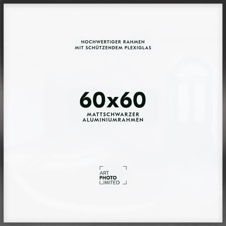 Alurahmen Schwarz 60x60cm Alurahmen Schwarz 60x60cm
