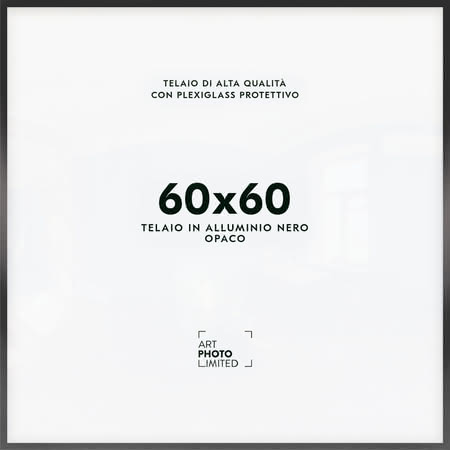 Nero Cornice in alluminio 60x60cm Nero Cornice in alluminio 60x60cm