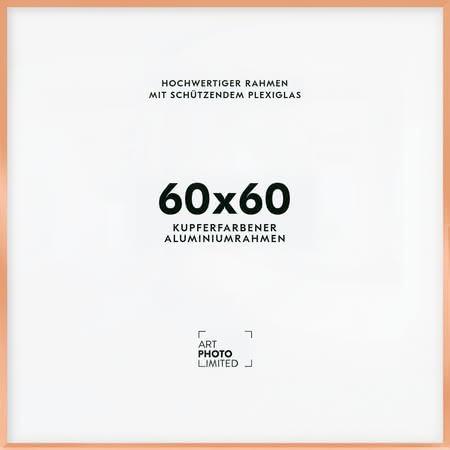 Alurahmen Kupfer 60x60cm Alurahmen Kupfer 60x60cm