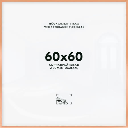 Koppar Aluminiumram 60x60cm Koppar Aluminiumram 60x60cm