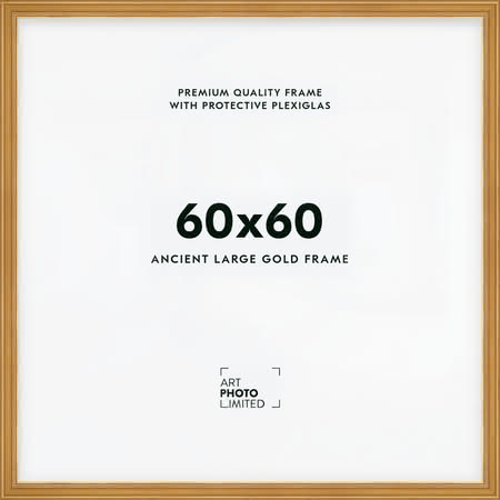 Wide Ancient Gold Wooden frame 60x60cm Wide Ancient Gold Wooden frame 60x60cm