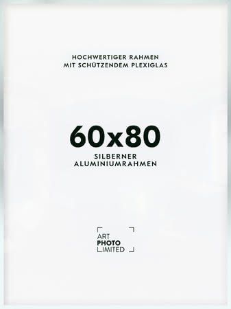 Alurahmen Silber Matt 60x80cm