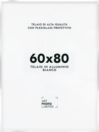 Bianco Cornice in alluminio 60x80cm Bianco Cornice in alluminio 60x80cm