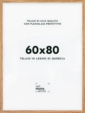 Rovere naturale Cornice in legno 60x80cm Rovere naturale Cornice in legno 60x80cm