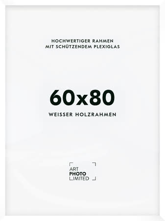 Holzrahmen Weiß 60x80cm Holzrahmen Weiß 60x80cm