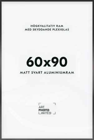Svart Aluminiumram 60x90cm Svart Aluminiumram 60x90cm