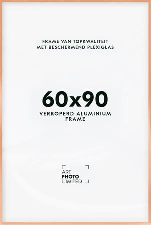 Aluminium lijst Koper 60x90cm