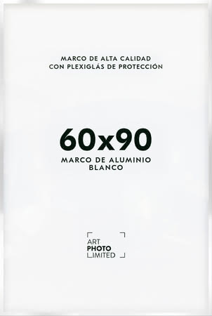 Blanco Marco de aluminio 60x90cm Blanco Marco de aluminio 60x90cm